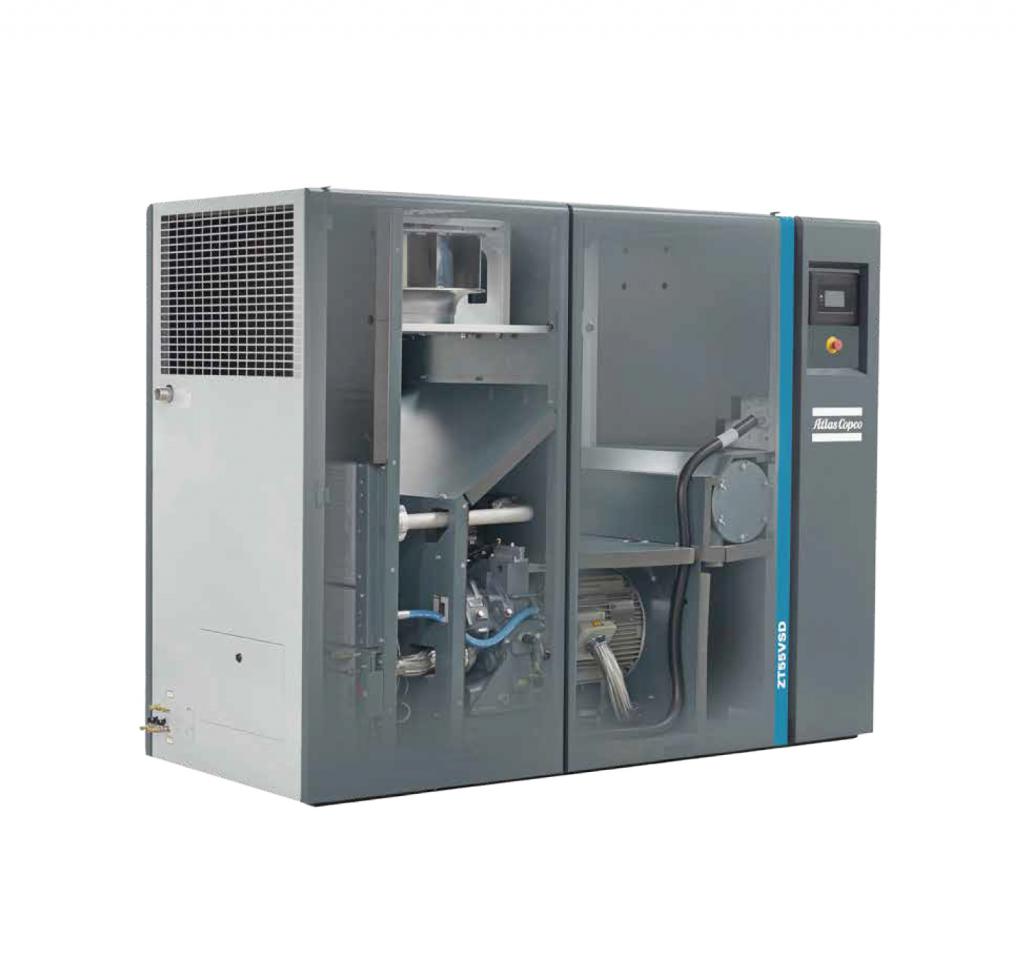 阿特斯拉ZT、ZR VSD（15-55KW）無油旋齒空壓機